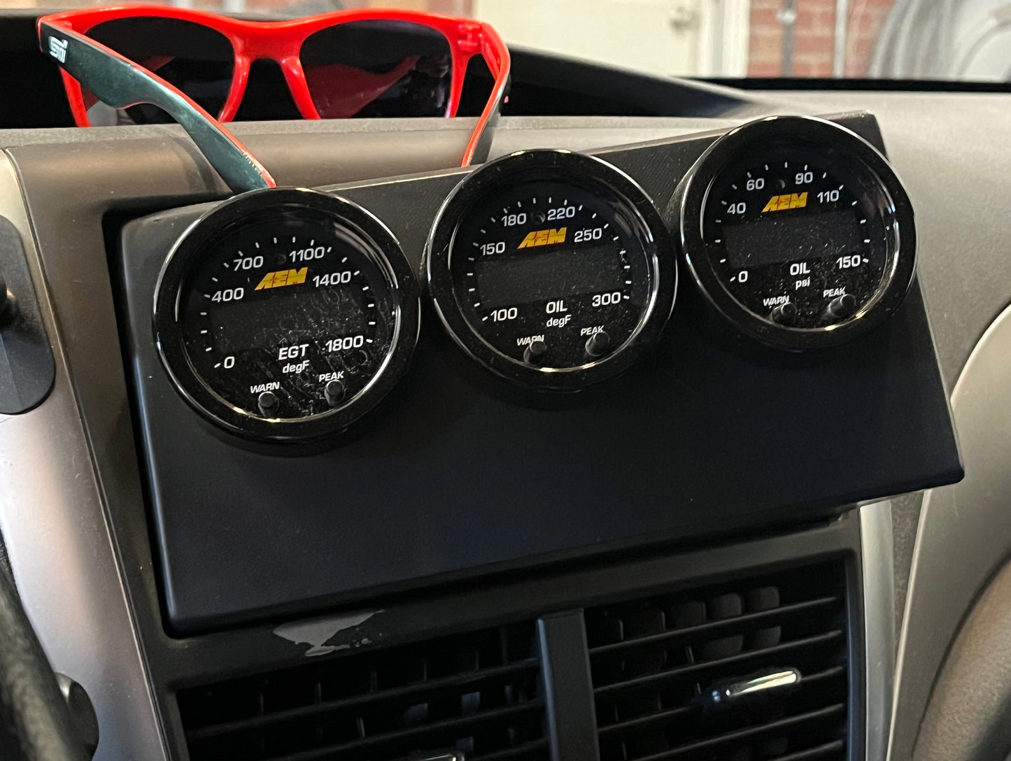 2008 STi Double DIN Gauge Pod