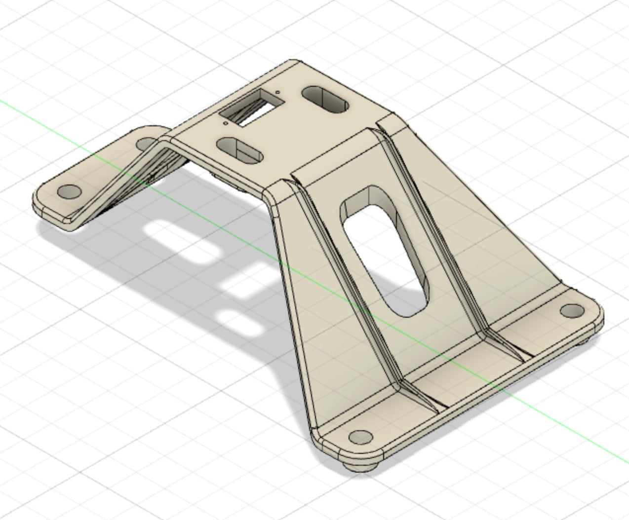 Traxxas Rally 1/10 Front Bumper Reinforcement Bracket